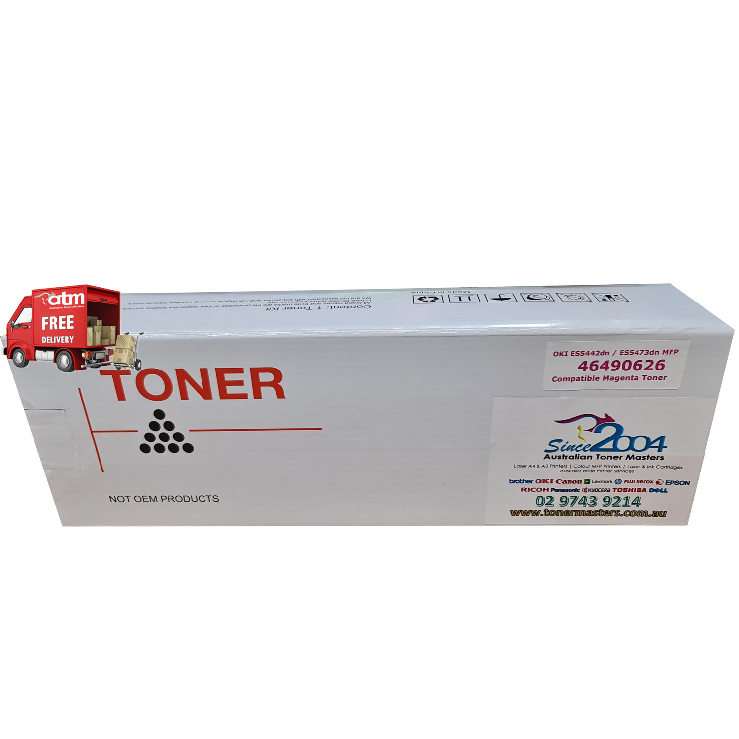 Compatible Oki ES5442 ES5473 46490627 Magenta Toner