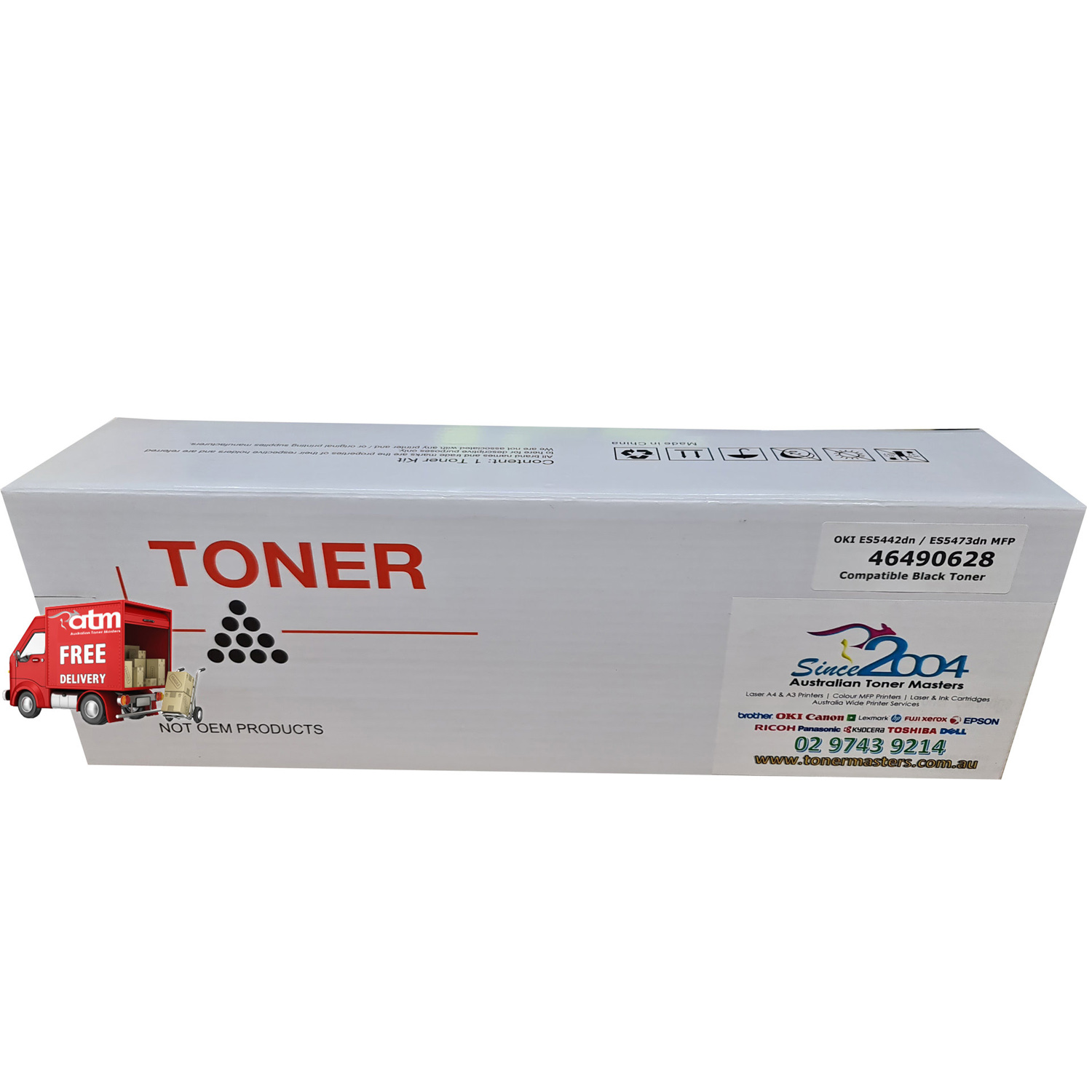 Compatible Oki ES5442 ES5473 46490628 Black Toner