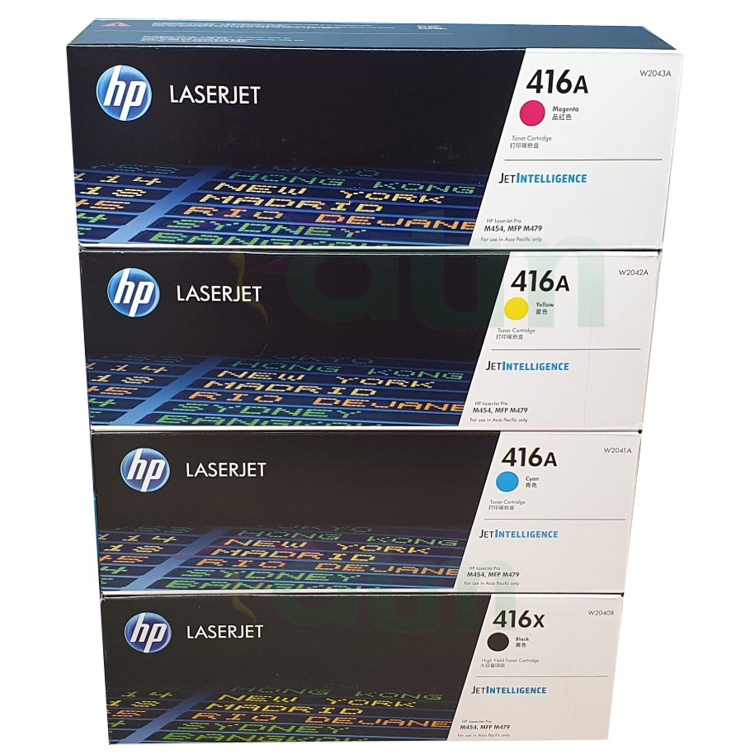 HP #416A #416X W2040X W2041A W2042A W2043A Genuine Set