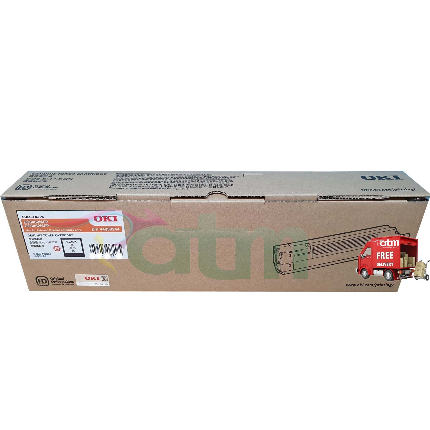 Oki 44059244 ES8460 ES8462 Genuine Black Toner