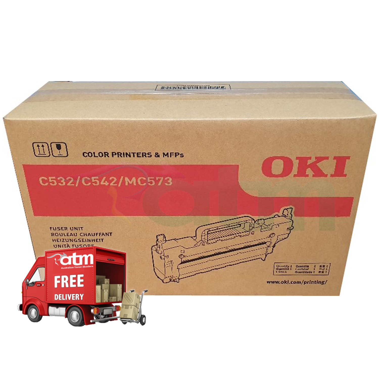 Oki ES5442 ES5473 46358502 Genuine Fuser Unit