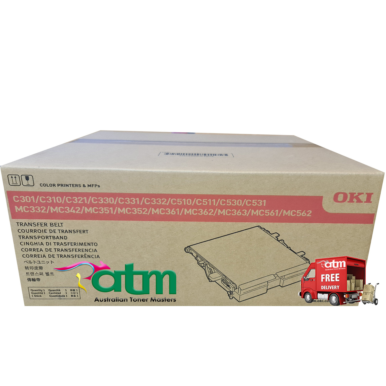 Oki ES5462 MC561dn 44472203 Genuine Transfer Unit