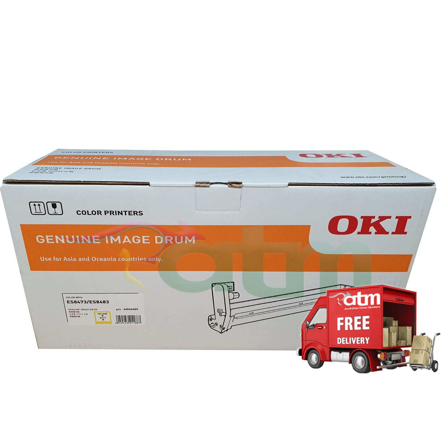 Oki ES8473 44844485 Genuine Yellow Drum Unit