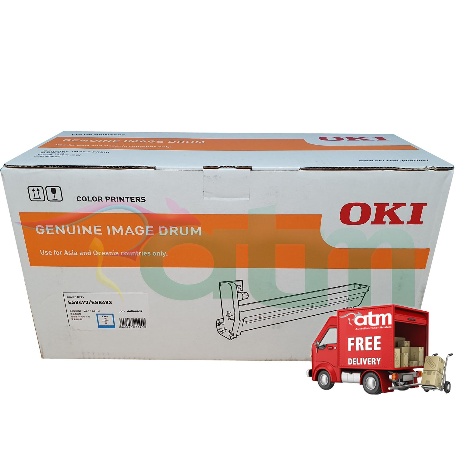 Oki ES8473 44844487 Genuine Cyan Drum Unit