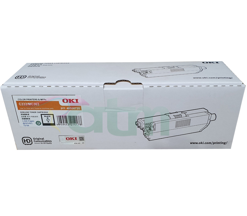 Oki MC363dn 46508720 Genuine Black Toner Cartridge