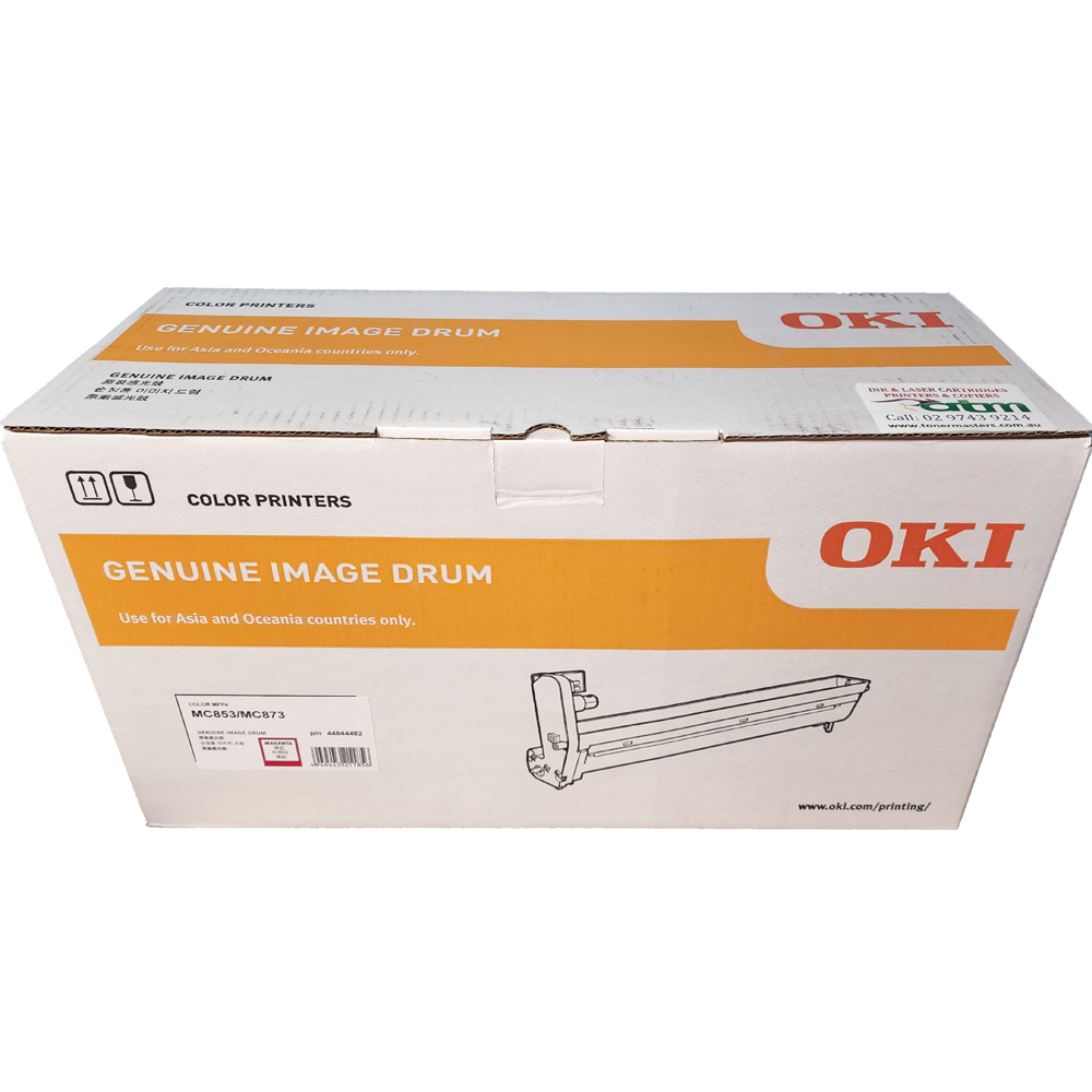 Oki MC853dn MC873dn 44844482 Genuine Magenta Drum Unit