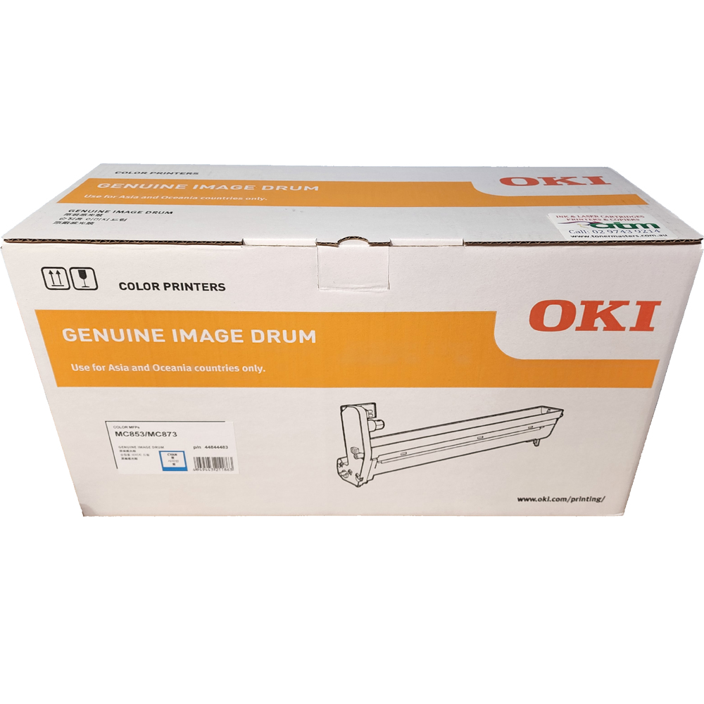 Oki MC853dn MC873dn 44844483 Genuine Cyan Drum Unit