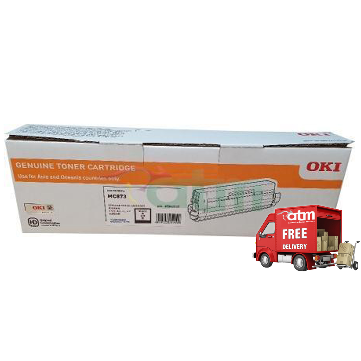 Oki-MC873 45862832-Genuine Black Toner-Cartridge